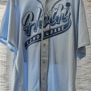 Hoth Echo Base Men's Blue Shirt